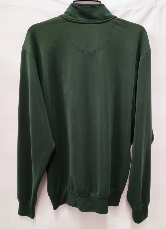 Fairway Greene Jacket Mens Large Green Sharon Golf Club 1/4 Quarter Zip Pullover gallery
