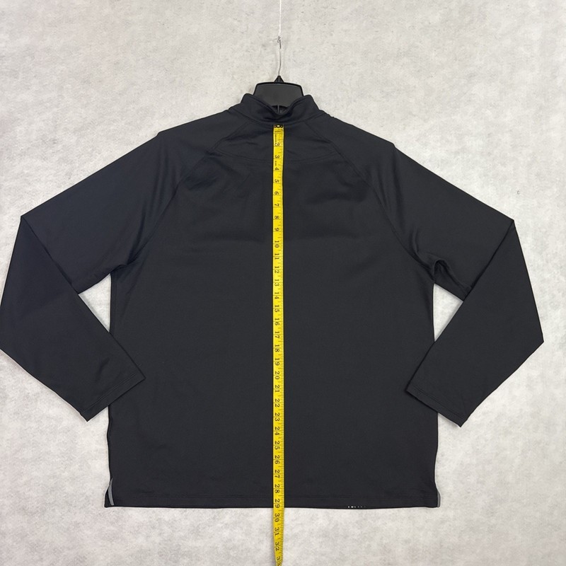Rhone Session Pullover Mens XL Black Performance Golf 1 /4 Zip Stretch gallery