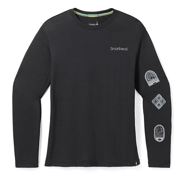 Smartwool OUTDOOR PATCH GRAPHIC Size XS Unisex Black gallery