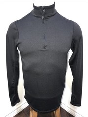 Magellan Outdoors Men’s 1/4 Zip Black Pullover Active Top Shirt SZ Medium