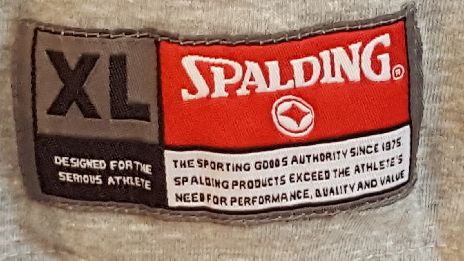 SPALDING ATHLETIC RN 59786 ~Classic Division~ Graphic Athletic Basketball Tee XL gallery