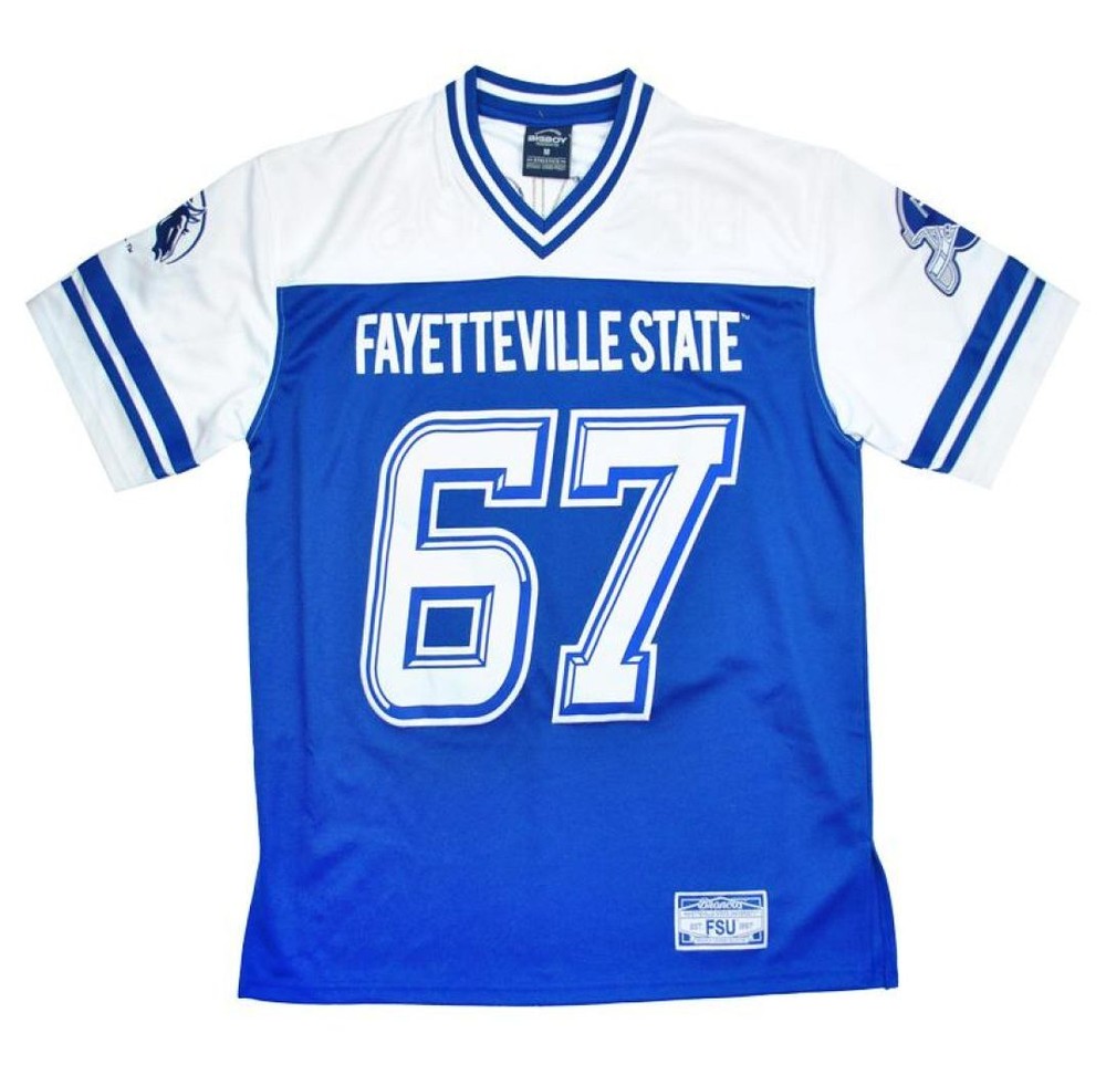 Fayetteville State University M9 Football Jersey Royal Blue