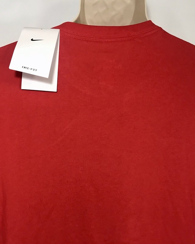 Nike Too Much Clutch Verbiage Men's Basketball Training Shirt Gym Red gallery
