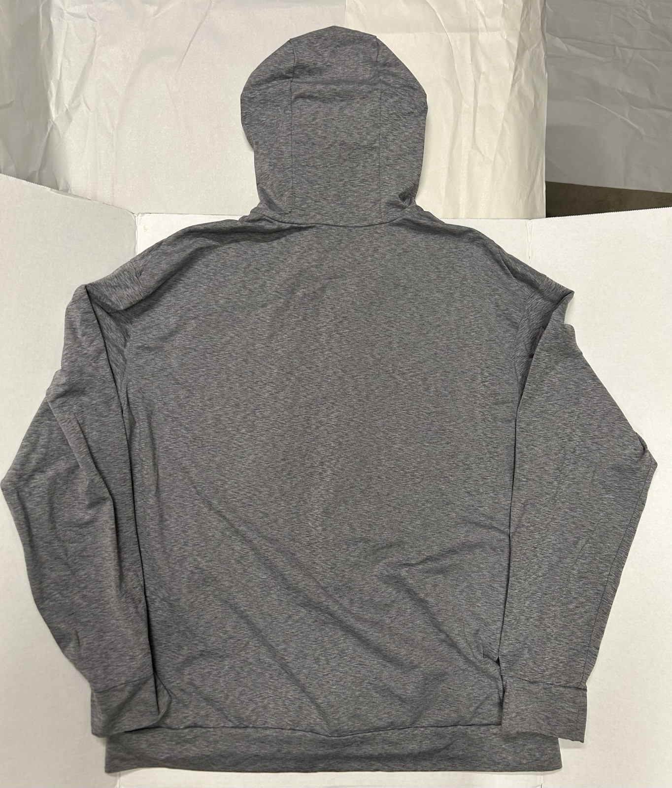 Men's Nike Dri-Fit Gray Zip Jacket w/ Hood, Large, Standard Fit gallery