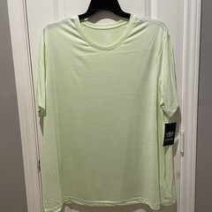 Athletic Works Men’s 2XL Core Active Short Sleeve green T-Shirt DriWorks NEW NWT