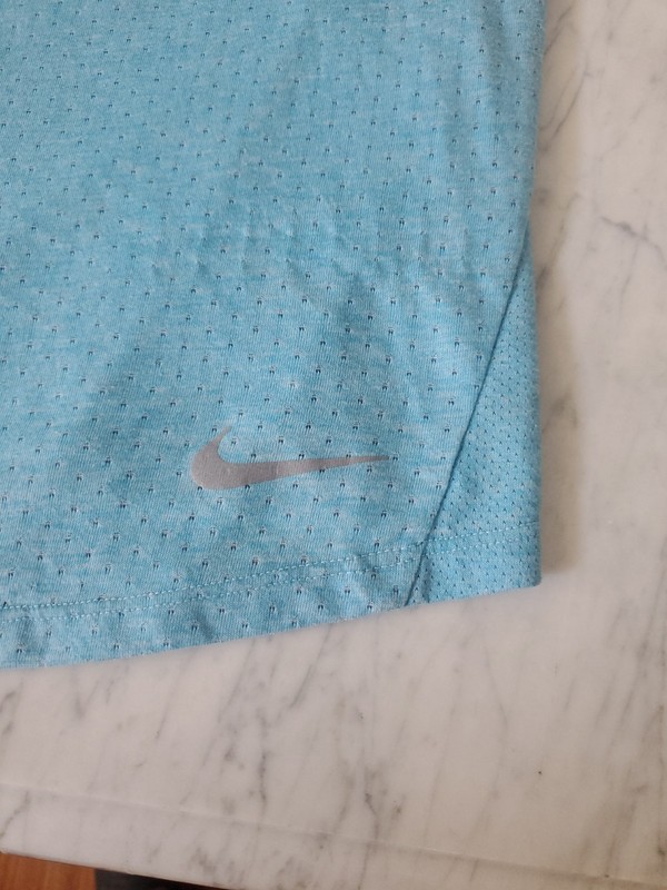 Nike Logo Dri-FIT Men's Running Tank Top Med Light Blue -Excellent gallery