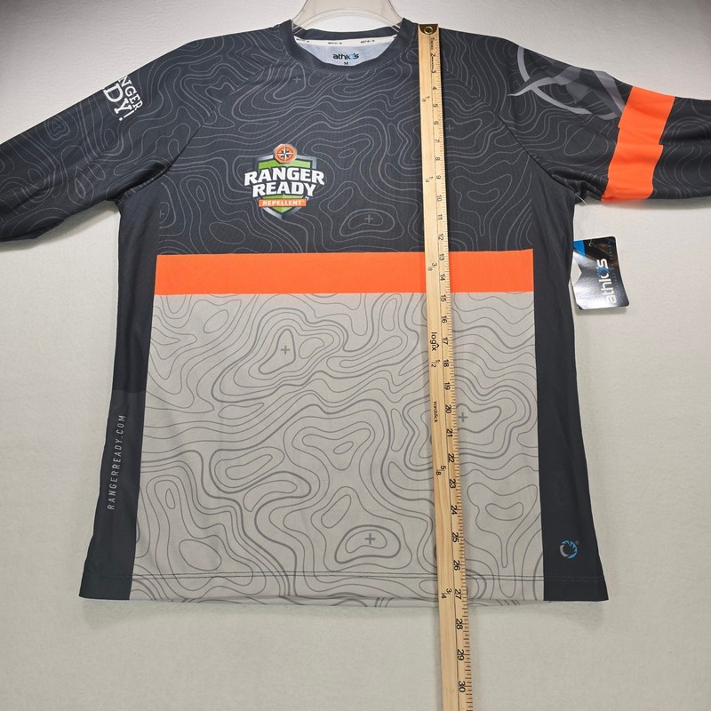 Athlos Ranger Ready Repellent Performance Shirt Mens Medium Long Sleeve Grey gallery