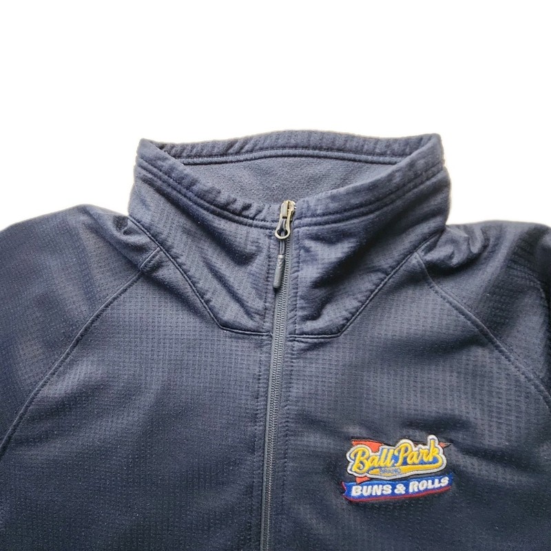 The North Face "Ball Park Buns & Rolls" 1/4-Zip Pullover Men's XL Blue Stretch gallery