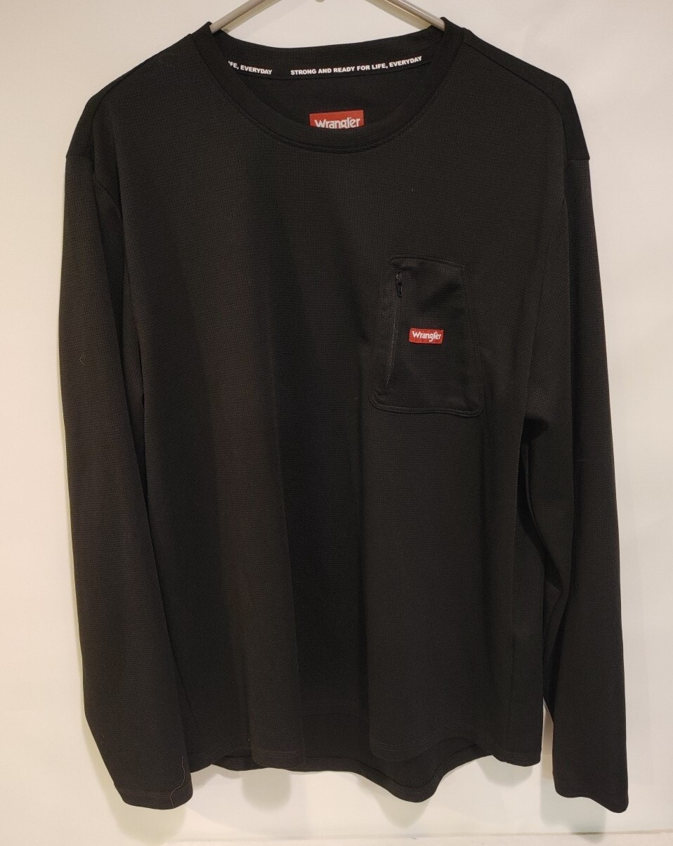 Wrangler Performance Workwear Base Layer Crew Neck Long Sleeve Shirt Mens Large gallery