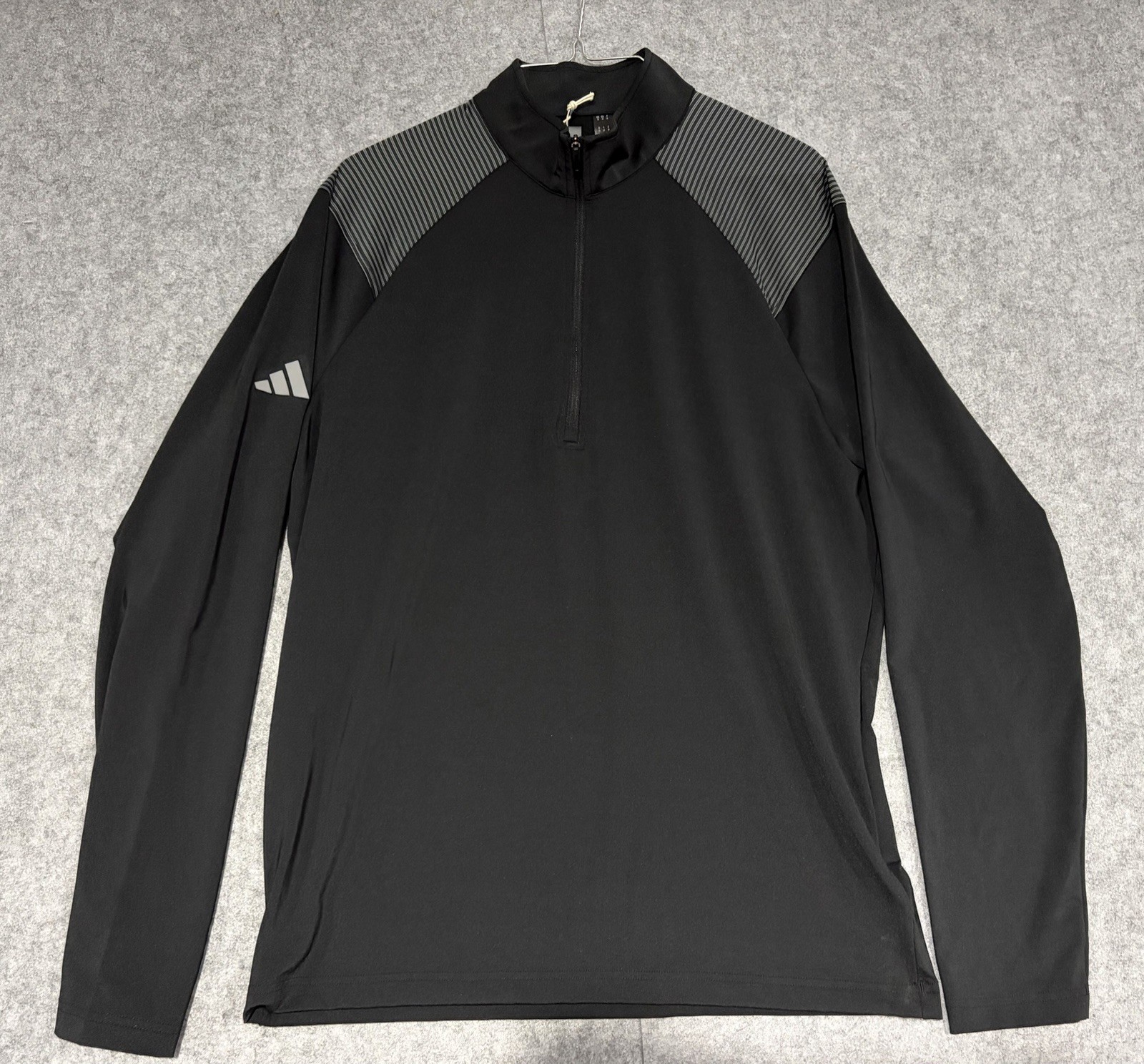 ADIDAS GOLF - Shoulder Stripe Quarter-Zip Pullover , Mens Medium gallery