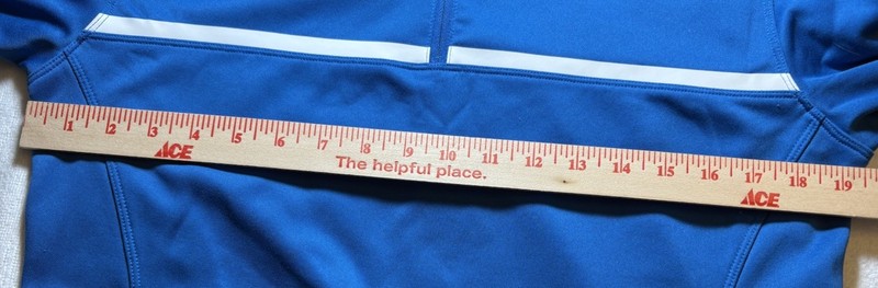 Nike Running Golf Pullover Shirt 1/4 ZIP Men Size S Therma-Fit Performance Blue gallery