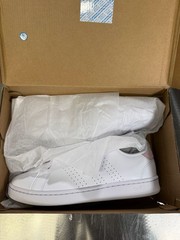 Adidas Advantage GW4847 Women’s Size 9 White and Pink Sneakers