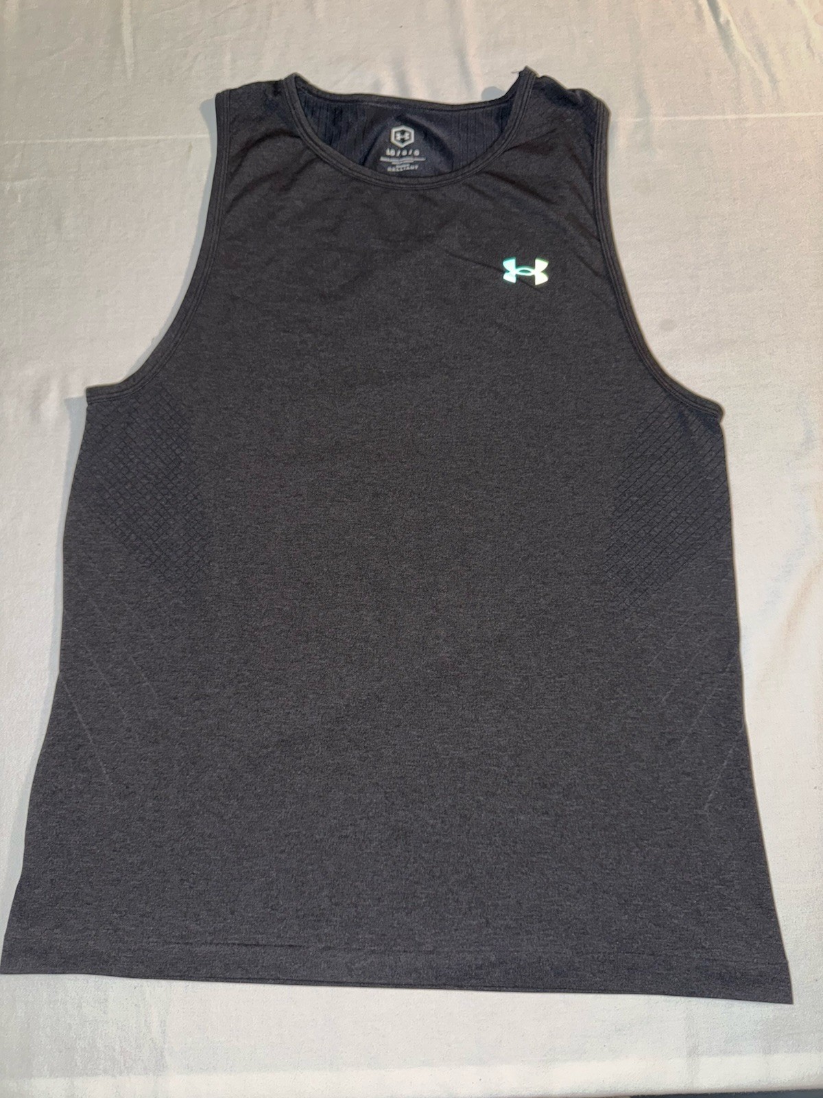under armour Celliant Rush Tank top Dark Gray Mens Size Large NWOT! gallery