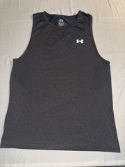 under armour Celliant Rush Tank top Dark Gray Mens Size Large NWOT!