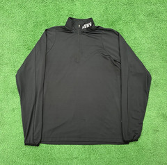 ASRV Men’s Black 1/4 Zip Athletic Performance Breathable Tactical Sweater Sz XL