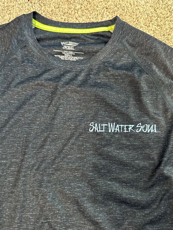 Salt Water Soul - Flounder Classic Performance Shirt, Mens-S gallery
