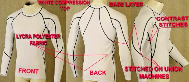 Compression base layer body Armour Long Sleeve men's gym T-Shirt Sports top TNQ gallery