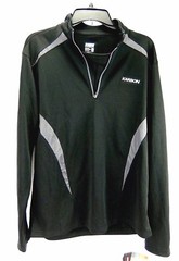 Karbon Pullover Thermal Jacket Mens S Moisture Wicking 1/4 Zip Black Gray