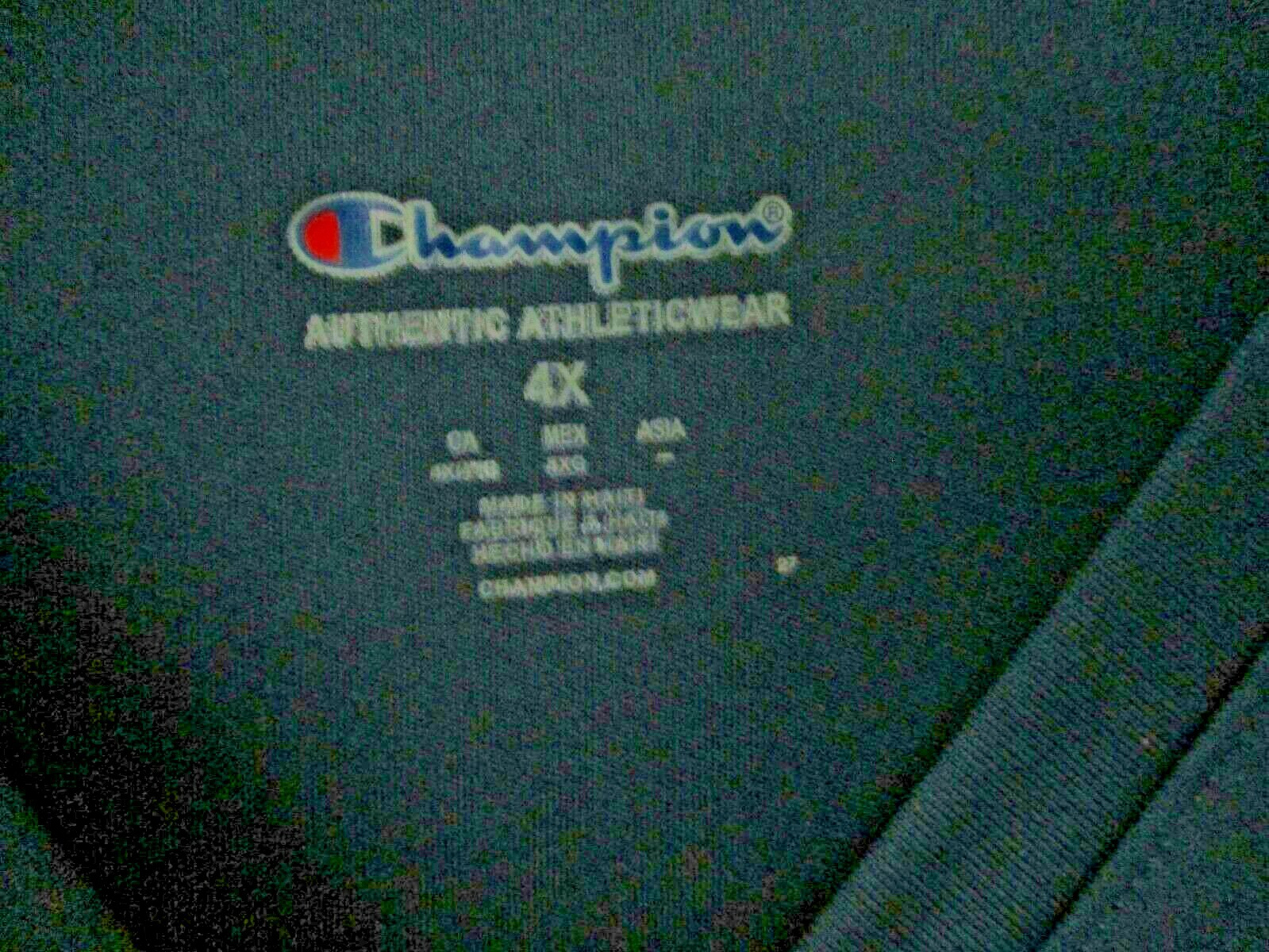 CHAMPION~Blue FRESHIQ DOUBLE DRY Short SLeeve ATHLETIC SHIRT~Men's 4X~NWT gallery