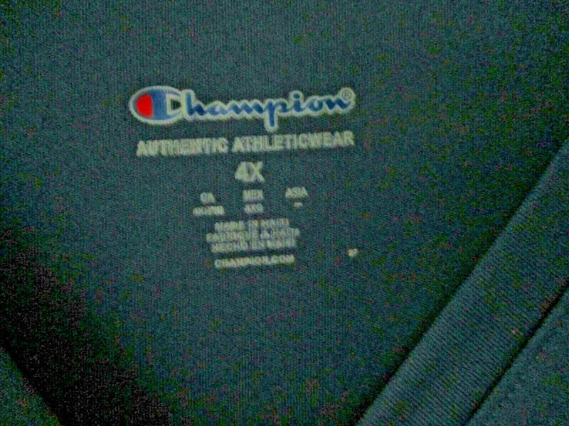 CHAMPION~Blue FRESHIQ DOUBLE DRY Short SLeeve ATHLETIC SHIRT~Men's 4X~NWT gallery