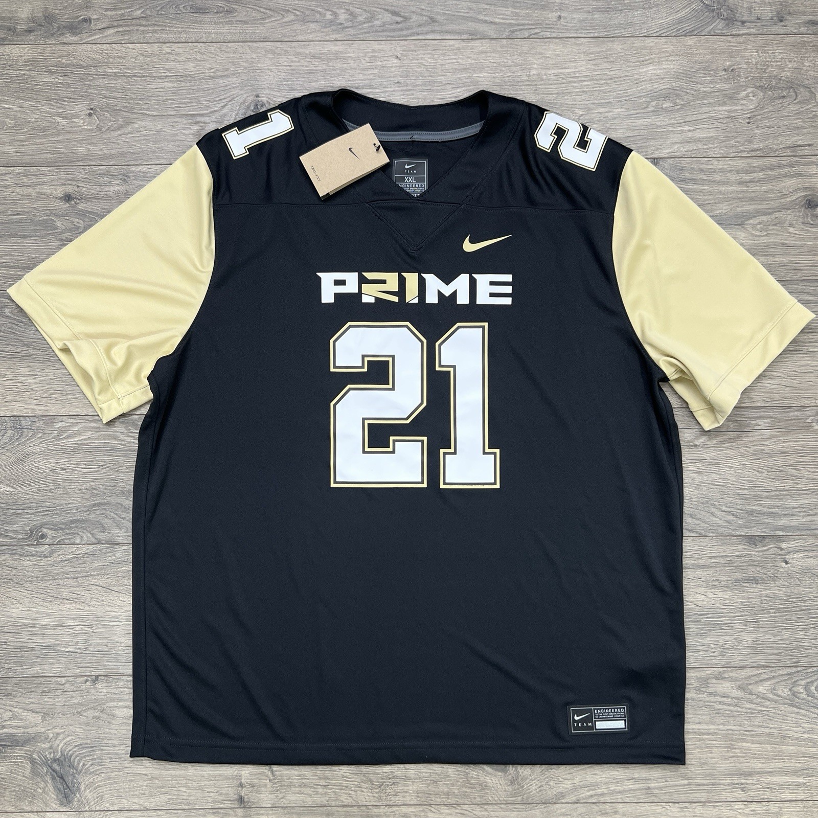 Nike Prime Sadeur Sanders Jersey Sz 2XL Mens Black Prime 2.0 #21 Football gallery