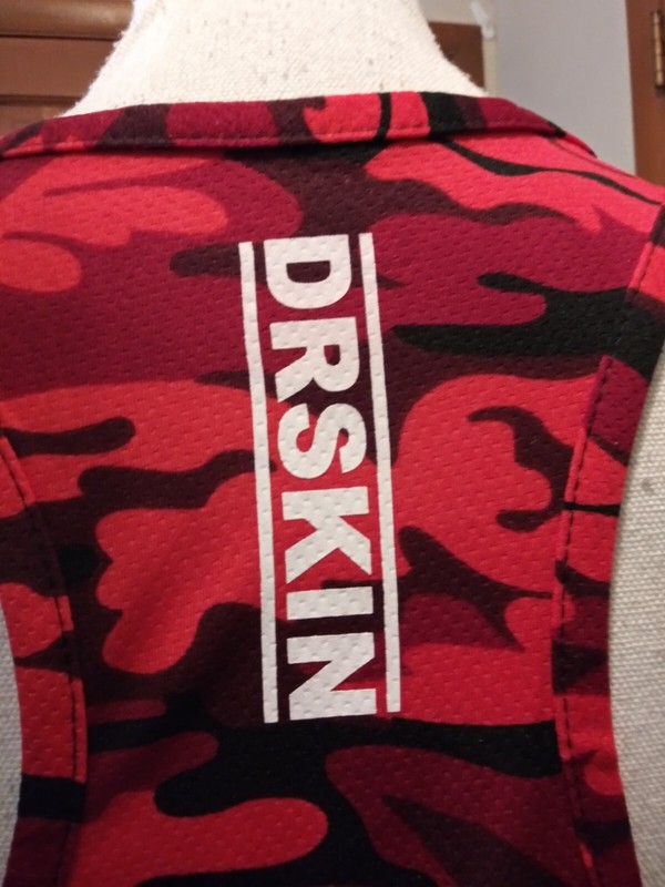 DRSKIN Mens XL Camo Dri-Fit Active Wear Stretchy Mesh Muscle Tank 30" Long New gallery