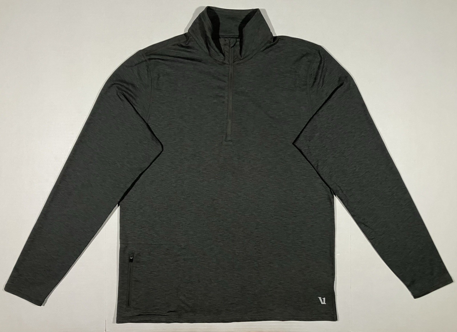Vuori Ease Performance 2.0 Half Zip Pullover Mens Large Gray Lightweight V221 gallery