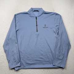 Greyson Pullover Mens XL Blue Quarter Zip Long Sleeve Golf Payne’s Valley