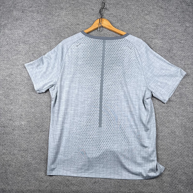 Nike Shirt Mens XL Grey TechKnit Dri-FIT ADV Running DM4753-084 gallery