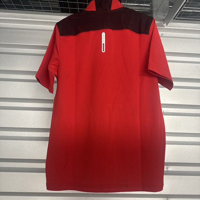 Under Armour Golf 1/4 Zip Red Small Loose - University of Maryland - NWT gallery
