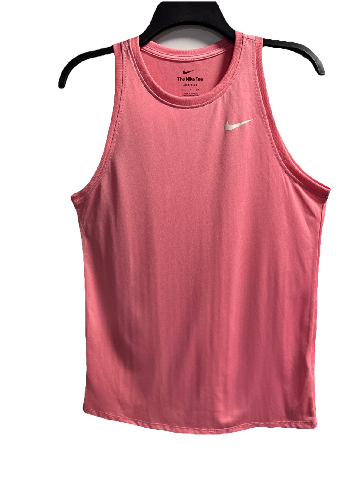 Nike Swim Dri-FIT Men's Sleeveless Tank Top Coral S UPF 40+ Lightweight gallery