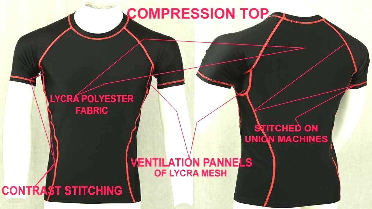 Compression base layer body armour Long Sleeve men's gym T-Shirt Sports tops TNQ gallery