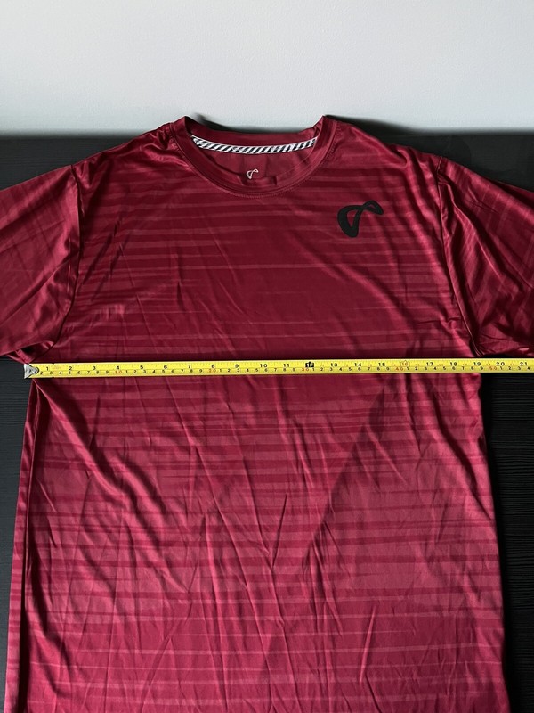 Athletic DNA Performance Crew/Match Tee Red Men's Small gallery