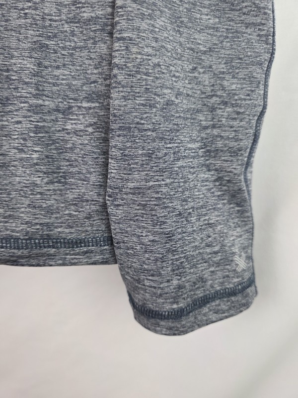 Kenneth Cole Men's Shirt Size XL Blue 1/4 Zip Athletic Long Sleeve Top Pockets gallery