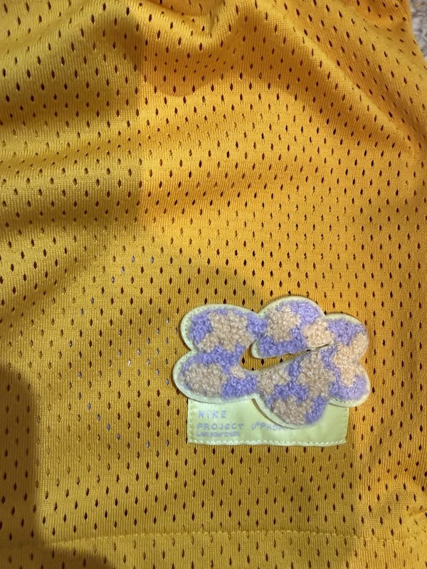NWT Nike Project Uphoria Button Up Mesh Short Sleeve Shirt Yellow Men’s Medium gallery