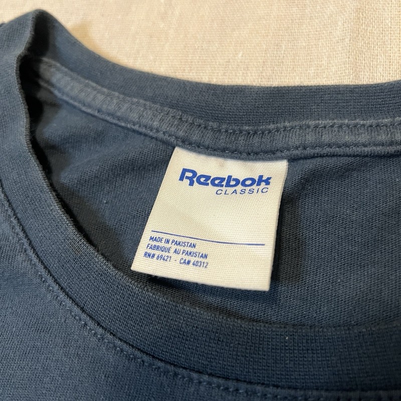 Men's Reebok "Original Logo" Classic Styles Graphic T-Shirt (Large) Teal Color gallery