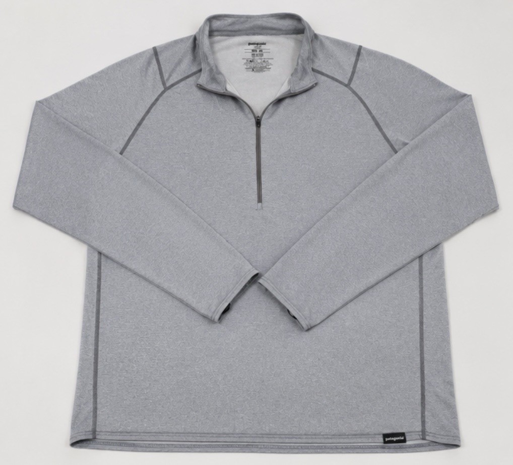 Patagonia Capilene 2 Lightweight 1/4 Zip Pullover Gray Men’s XXL Performance gallery