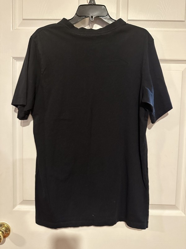 Nike Sportswear Crew Shirt Men's Short Sleeve Black/University Red/White Large gallery