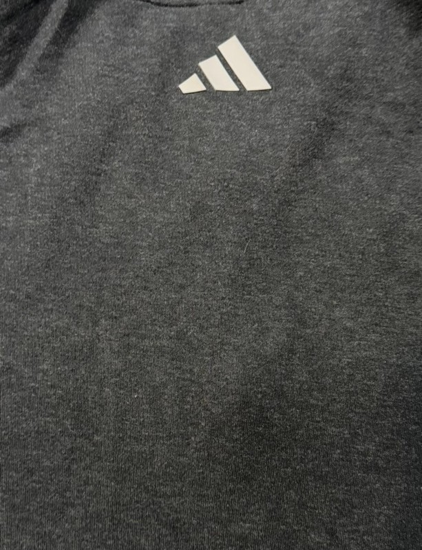 Adidas Cority Men’s L Quarter Zip Pullover Dark Gray Athletic Top gallery