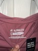 alphalete mens shirt M Performance Fit 94%cotton 6% Spandex Mauve gallery