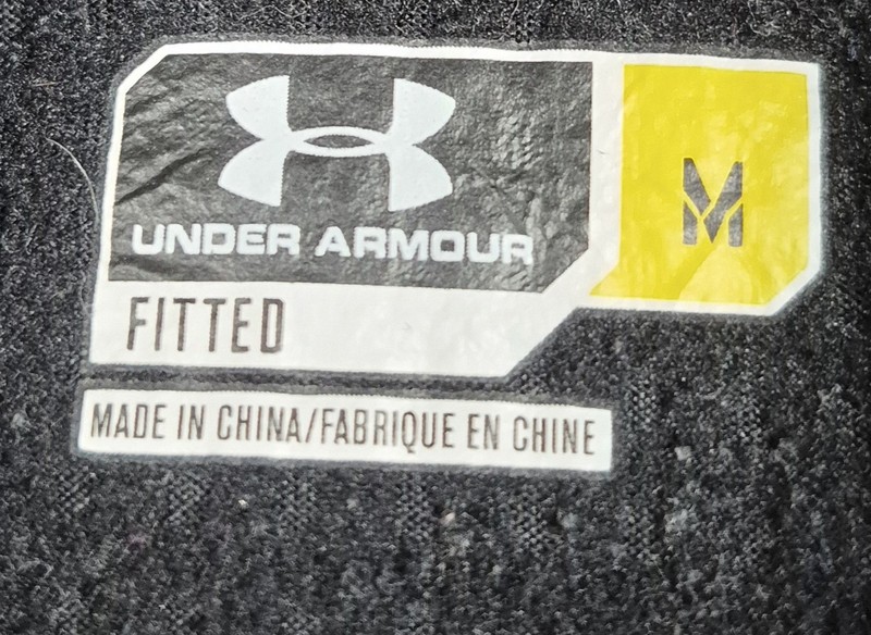 Under Armour Base 2.0 Fitted Waffle Long Sleeve Shirt Black Size Medium gallery
