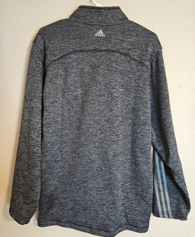 MINT! Adidas Golf Pullover Men's MEDIUM Gray Quarter Zip Pullover Cheetos Logo gallery