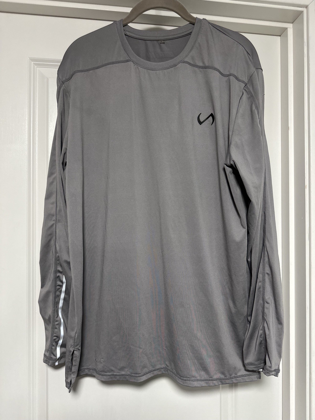 Take Life Further TLF, Men’s Long sleeve Shirt, Gray, Polyester & Elastane, Med gallery