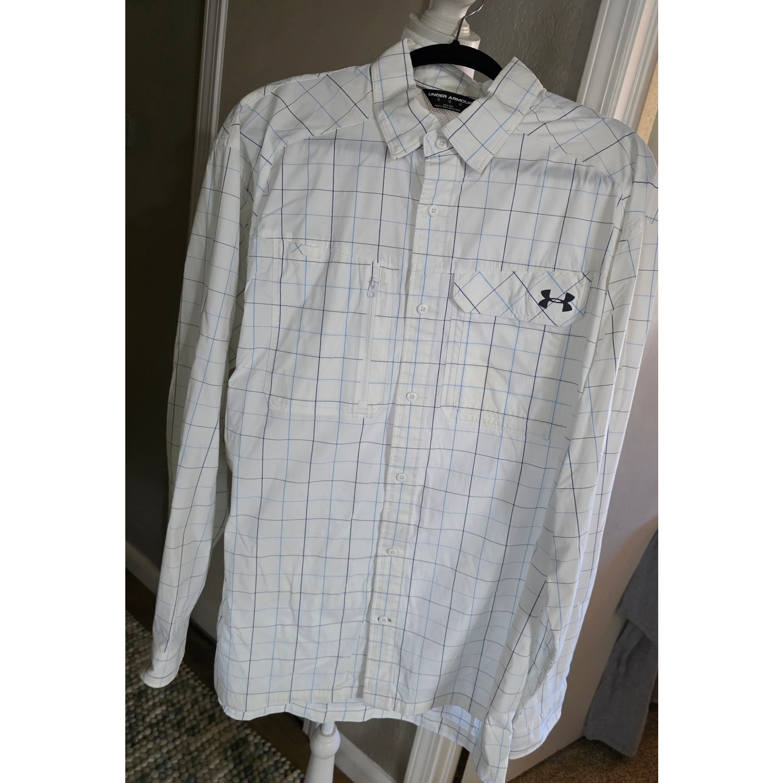 Men's Under Armour Fish Hunter Long Sleeve Plaid Shirt XL gallery