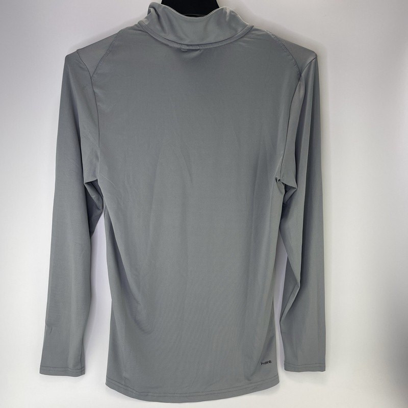 Spyder Active Mens Gray 1/4 Zip Pullover ProWeb Quick Dry Medium NWT gallery