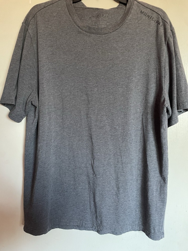 Municipal Sport Utility Wear Workout Gym T Shirt Men’s Performance Size L