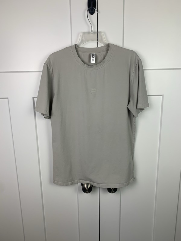 Stack Athletics LARGE Men’s Short Sleeve Tee Beige Gray Athletic workout gallery