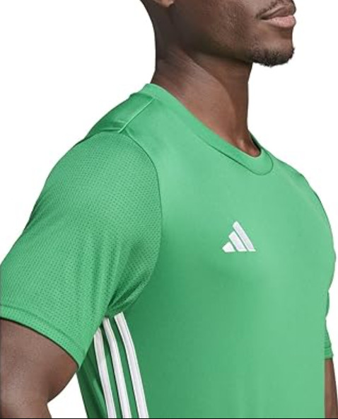 Adidas Tabela 23 Men's Jersey Breathable Lightweight Sz LT3 Green Tall Slim Fit gallery