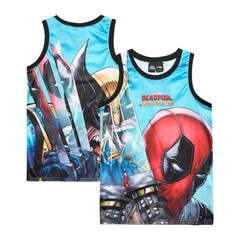 Deadpool & Wolverine Chalk Line Homage Venice Basketball Jersey MSRP $100 2XL