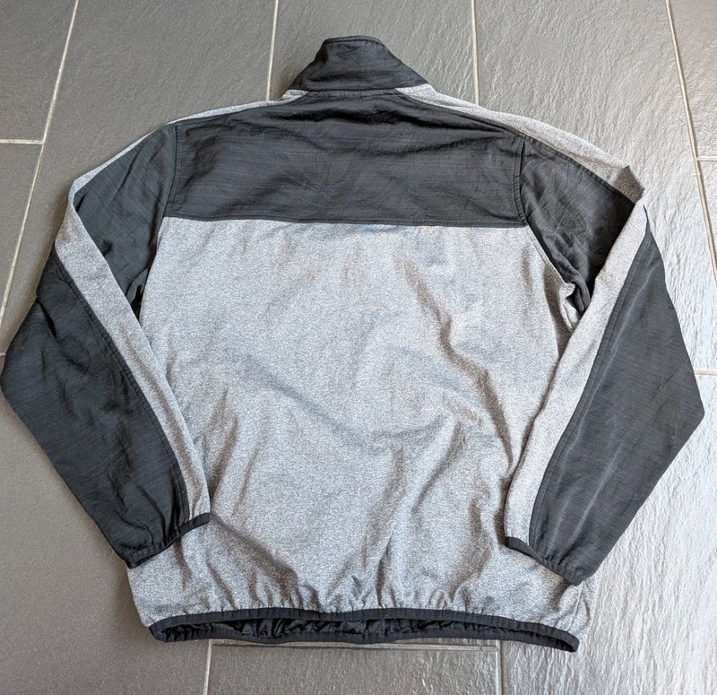 NFL Cleveland Browns 1/4 Zip Pullover Large Grey/Black Free Post gallery